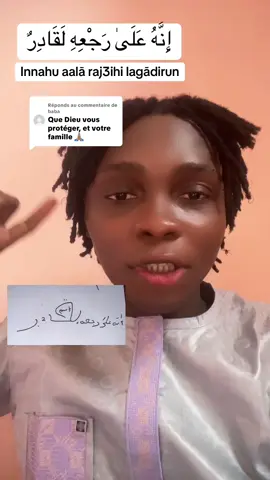 Réponse à @baba 