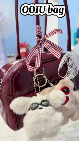 OOIU bag กระเป๋าหนังพียู ทรง Chubby bag รุ่นสายจิ๋ว OOIU @@OOIU BAG##กระเป๋าสะพายข้าง##กระเป๋าแฟชั่น##กระเป๋าน่ารักสไตล์เกาหลี💕