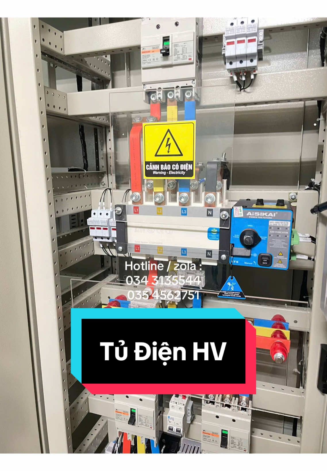 TỦ ĐIỆN HV automation - Tư vấn, thiết kế, thi công thang máng cáp, tủ điện theo yêu cầu. Bảo trì, sửa chữa, thay thế, thiết bị điện. • Tủ phân phối - ATS - Bù - PCCC - XLNT - XLN - ..• Đ/c: Lê Trọng Tấn - Định Công - HBT -HN Uy Tín - Chất Lượng - Giá Thành. #TikTokAwardsVN #tudien #tudonghoa 