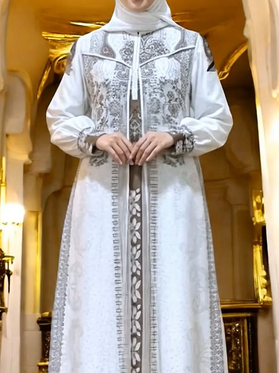 nih gamis viral untuk tahun 2026 yang lagi trending sekarang Lo kak, cocok banget buat lebaran tampilan mewah dan elegan #gamislebaran #gamisturki  #dresslebaran 