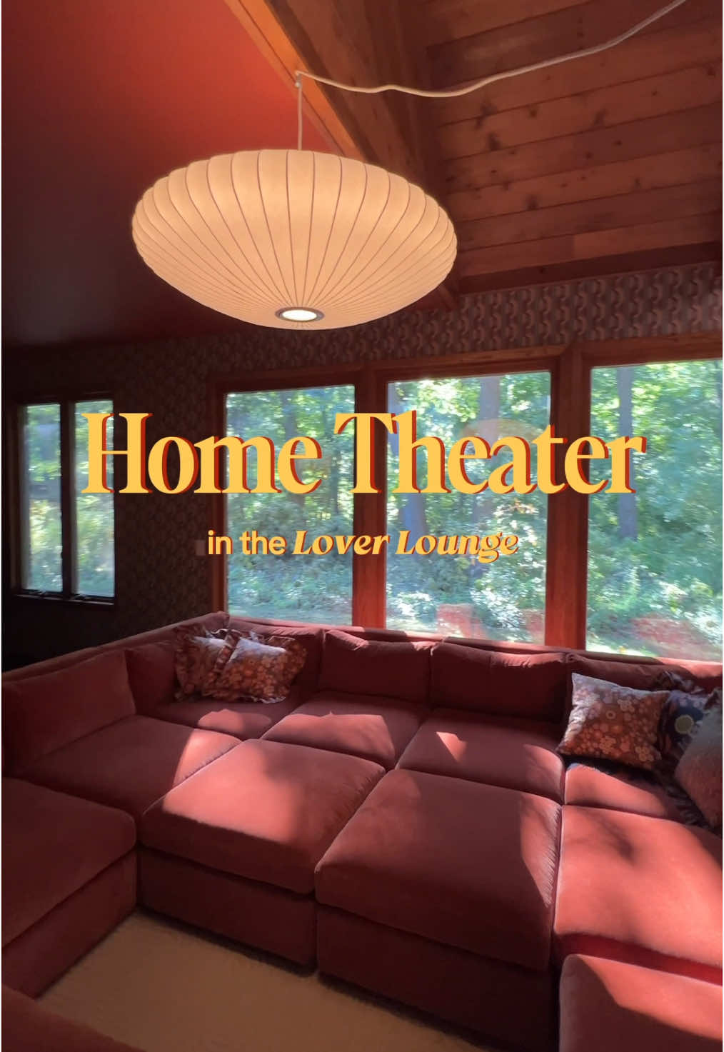 You’ve never seen a projector like this before!!!🤯 (gifted)  Thank you to @Hisense for giving @Sweetheart Hideaway a MAJOR upgrade with this projector! I’m blown away. #interiordesign #hometheater #hisense #lasertv #ustprojector 
