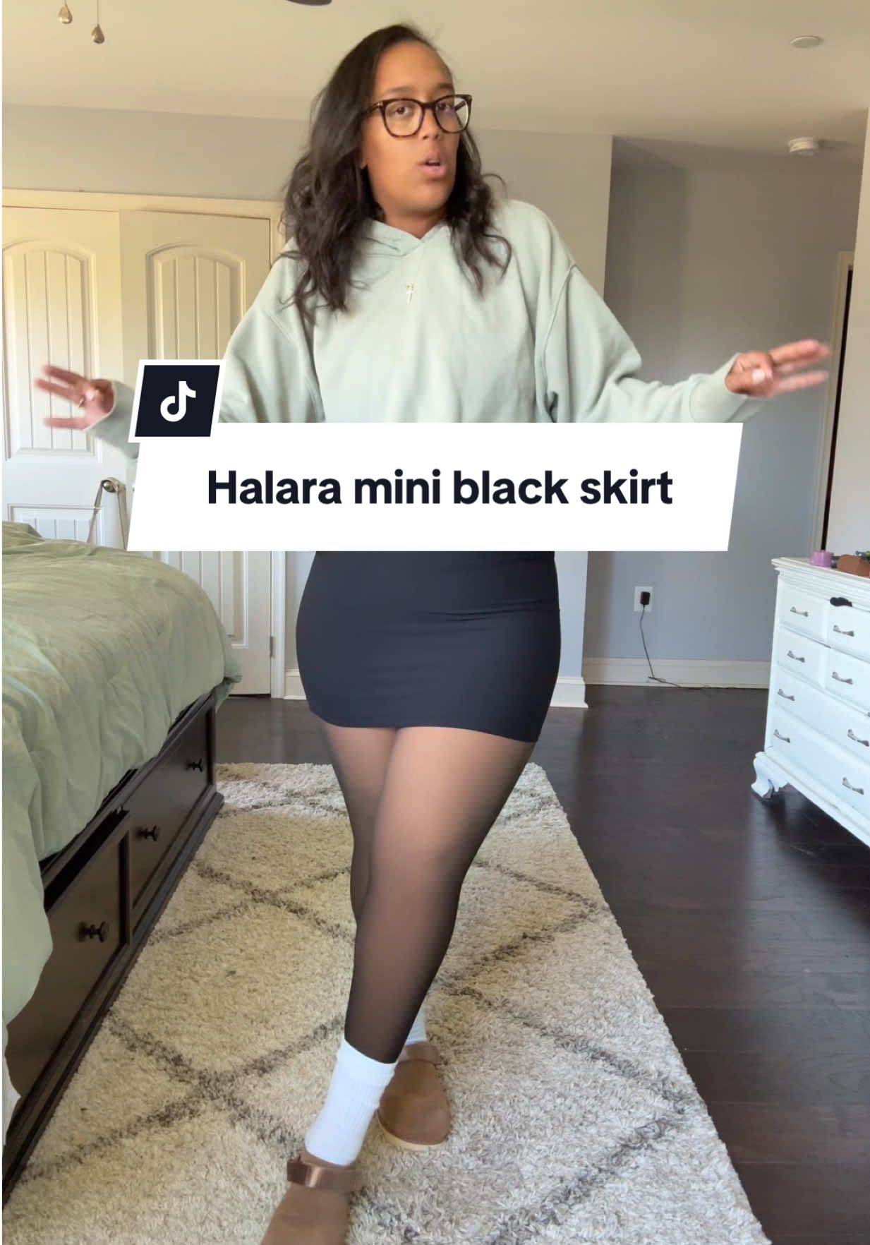 Replying to @Harmony pick up the super cute mini black skirt from @Halara they make really great skirts!  #halara #halaratiktokshop #miniskirt #halaraskirt #tiktokshopcreatorpicks 