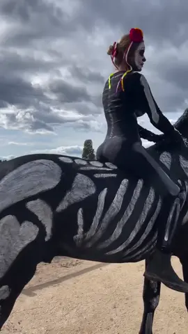 Halloween horses 🥰.       #halloween#horse#skeleton#fyp