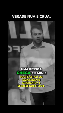 Você já se perguntou se é cético ou apenas ignora a verdade? 🤔 Venha descobrir com os cortes do @verdadesdoruyter e abra sua mente para novas perspectivas! 💡 #Reflexão