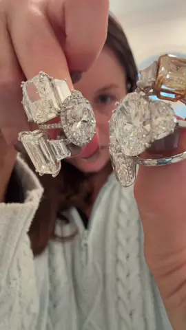 42c try on haul ✨✨🪩  #engagement #engagementring #labgrowndiamond  #labgrowndiamonds #diamond 