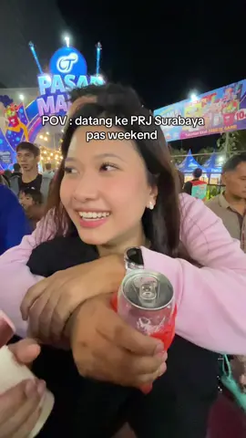 PRJ Surabaya rame polll!🤯 tidak disarankan membawa anak-anak karena rawan hilang ditengah keramaian😭🙏🏻  #pekanrayajawatimur #prjsurabaya #grandcitysurabaya #surabaya 