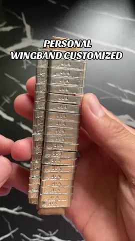 Personal Wingband Customized para sa mga alaga natin nokis! #fyp #quality #wingband #personal #customized 