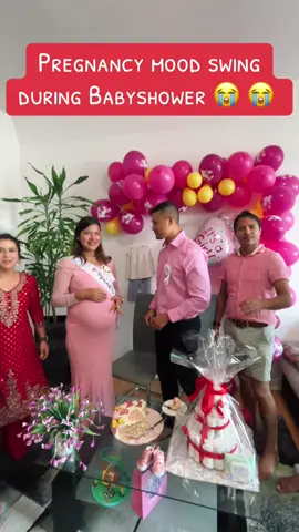 Pregnancy को बेलामा हल्का मजाक गर्न खोज्दाको परीणाम । surprise Babyshower मा साथीहरू पनी surprise भए 😲🇩🇪🇳🇵#GangSam1323 #itssamrat #nepalitiktok #babyshower 