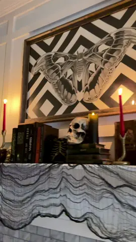 Halloween decor has been up since beginning of September and I’m finally turning it all on! #deathbyneff #halloweendecorations 