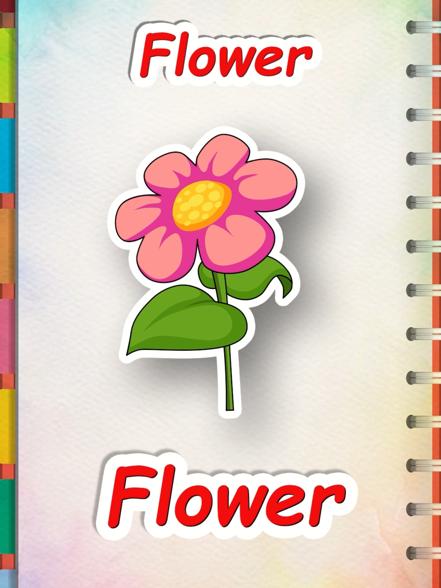 🌼 تعلم كلمة Flower للأطفال بطريقة ممتعة وسهلة | ازرع المعرفة وتكلم إنجليزي بطلاقة! 🌸 #تعلم_على_تيك_توك #flower #englishforkids #تعليم_الاطفال #learnenglish #kidslearning #تعليم_كلمات_انجليزية #foryou  #fyp  #viral