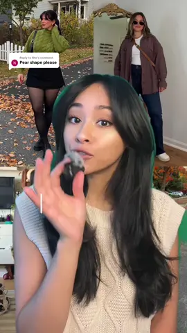 Replying to @Nhs  you asked, we delivered! petite styling per body type, starting with pear shape 🍂 which one should we do next? 👇 #petitefashion #pearshapebody #outfitstylingtips #shortgirls