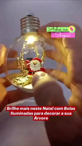 Kit até 04 un Bolas Natalinas Com Led Decoração Árvore de Natal Enfeites Natalinos Papai Noel Presépio Boneco Neve Casa. Link nos comentário ou comente QUERO que te envio. #natal #decoracaodenatal #luzesdenatal #papainoel #casadecorada 