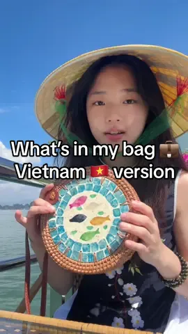 The bag I got it from old quarters, Hanoi 🥰 The aodai dress is from Kim lien, Han market, Danang, Vietnam. #vietnam #travel #bag #fyp 