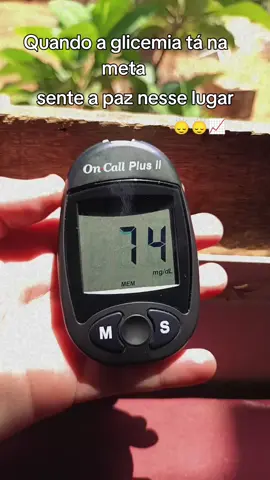 isso é tão bom só nós diabéticos sabemos o quanto isso significa pra gente acordar com a glicemia na meta 🙏🏻🙂‍↕️🙌🏻. #glicemia #dm #diabetes #meta 