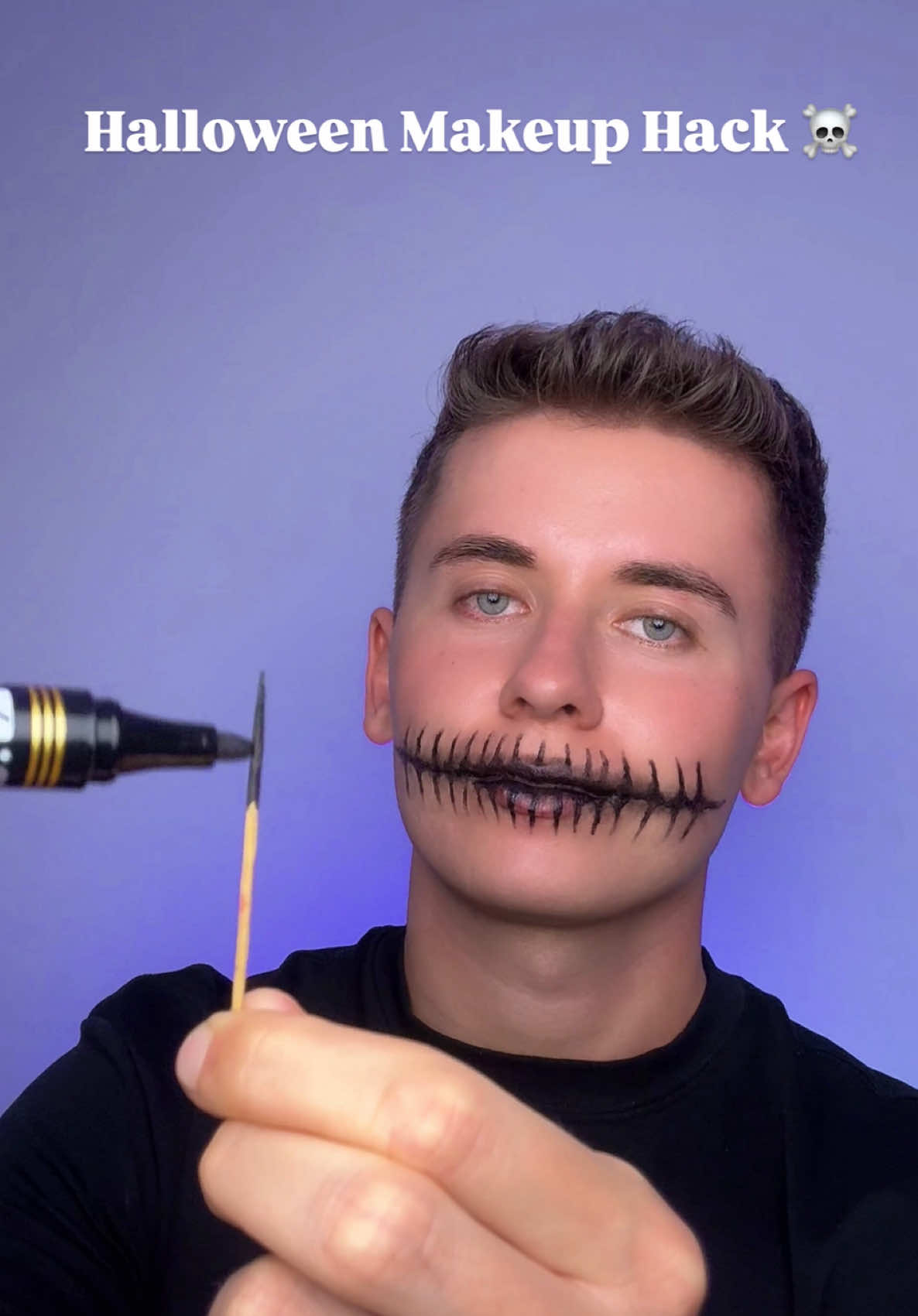 Halloween Makeup Hack ☠️