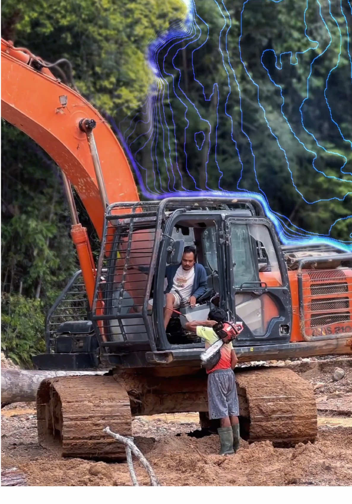 #hitachi #excavator #alatberatindonesia #tambangemas #beranda 