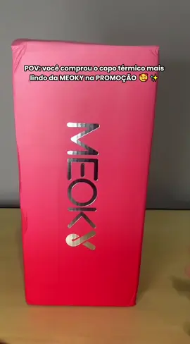 Copo Térmico com Canudo Garrafa Termica Meoky em PROMOÇÃO exclusiva só aqui no Tiktok Shop 🥰💫 #copotermico #garrafatermica #meoky #tiktokshop #tiktokmefezcomprar 