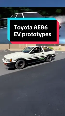 Toyota built this Corolla AE86 EV prototype to see how fun manual electric cars can be and honestly I think it’s cool! #CarsofTikTokContest