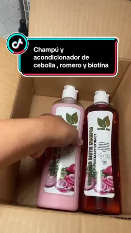 Champú y acondicionador de cebolla , romero y biotina #paratiiiiiiiiiiiiiiiiiiiiiiiiiiiiiiiiii 