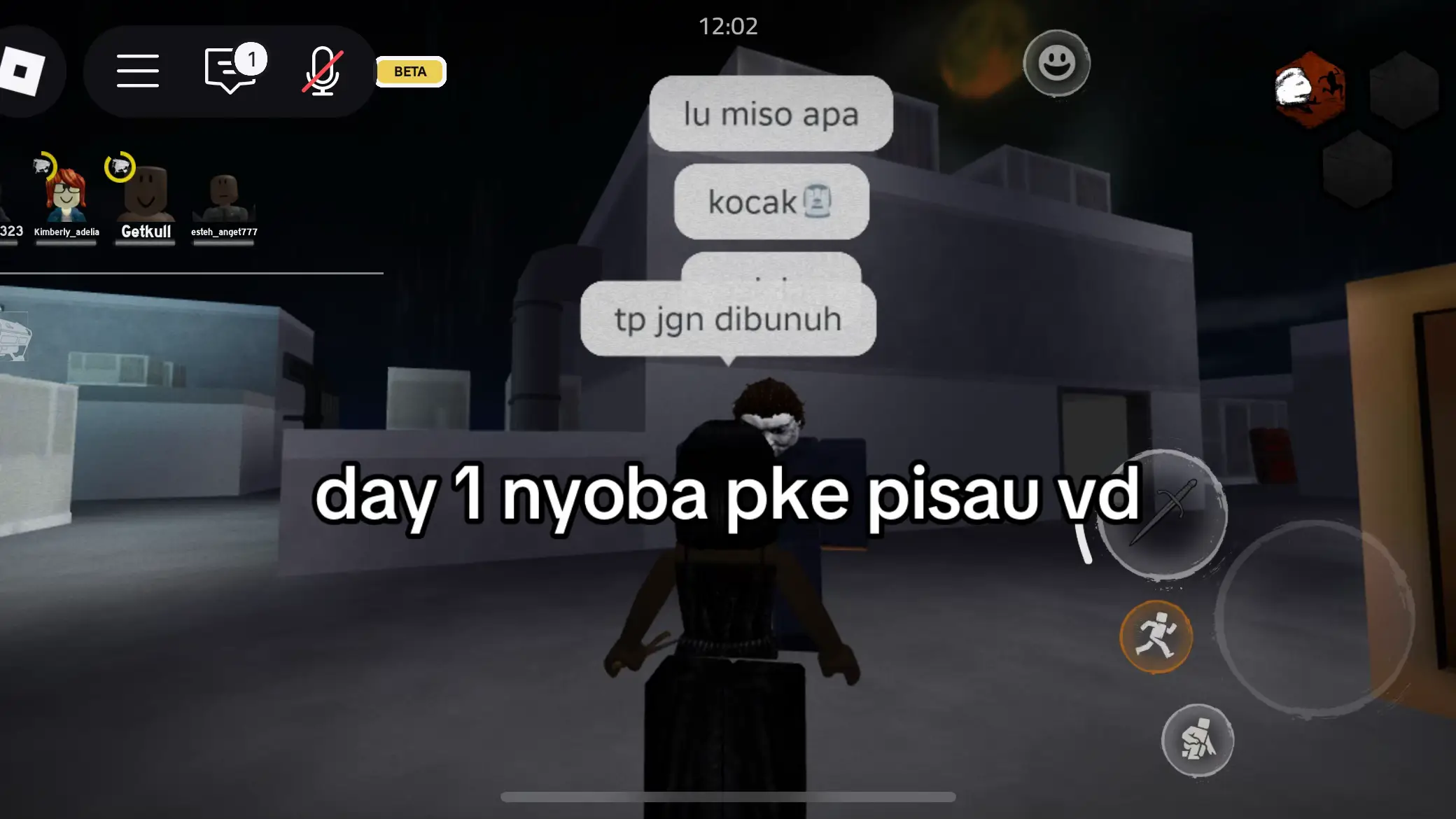 NGAKAK😭 keknya muak deh killernya.. #violencedistrictroblox #roblox 