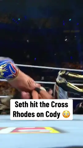 What a reversal 😳 #WWE #wwecrownjewel #codyrhodes #sethrollins 