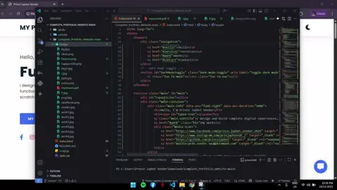Source code PM me😜#coding #myportfolio #html #fyp #programming 