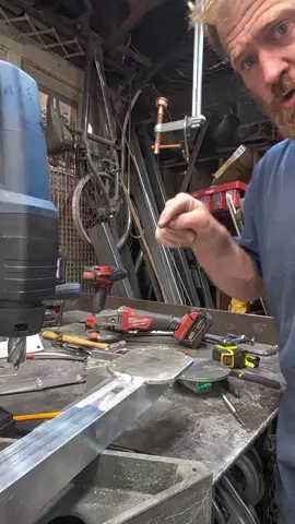 fabrication layout the easy way with the Picket Master pro 3-point CENTER FINDING tool. drilling a 1