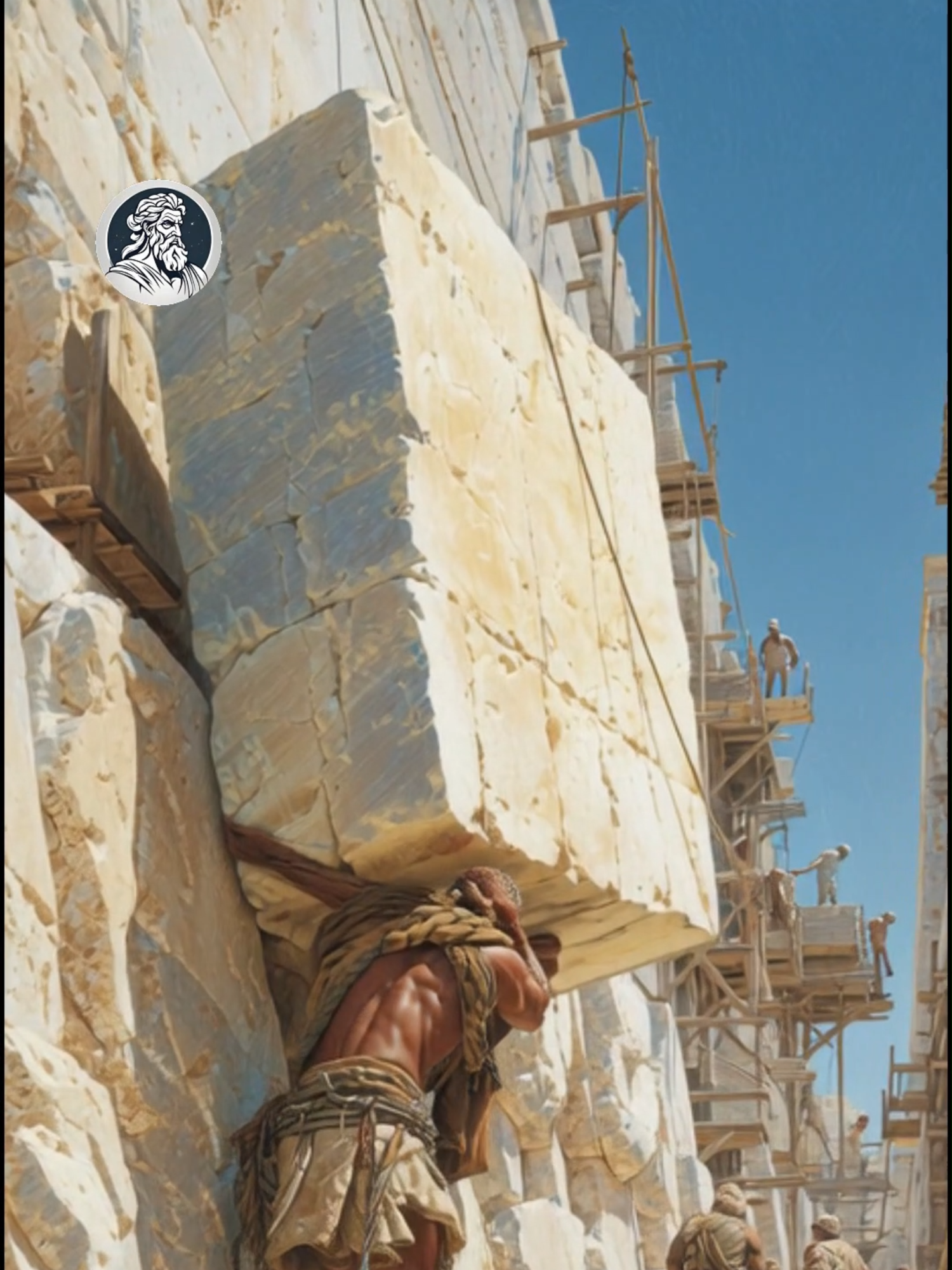 HOW THE PYRAMIDS WERE MADE #cadamitologia #fyp #giants #ai #egypt #desert #pyramids #alien