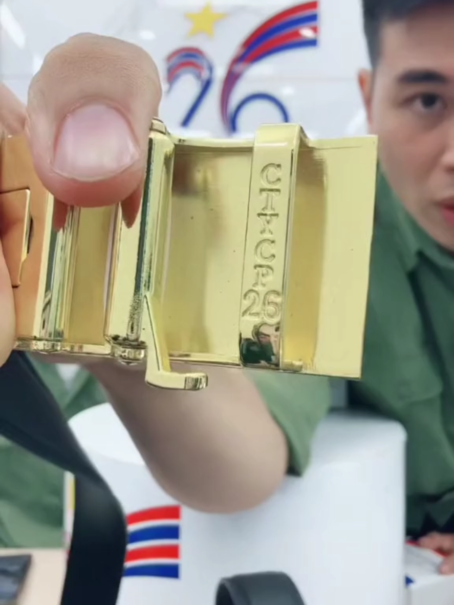 Dây lưng da nam cao cấp, hai đường chỉ khâu, sản phẩm của công ty cổ phần 26 BQP #thatlungquandoi #thatlungnam #thatlungda #daynitnam #daylungnam 