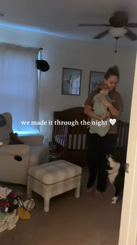 So so proud of us!! Night one in the books!!🤍🤍 #sleeptraining #crunchymom #contentcreator #postpartum #firsttimemom 