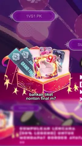 bisa dapet tiket nonton grandfinal m7 cuy #MLBB9TH 