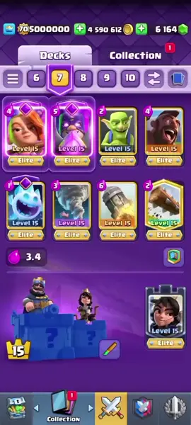 LucasXGamer jogando de Valquíria e Executor! #clashroyale 
