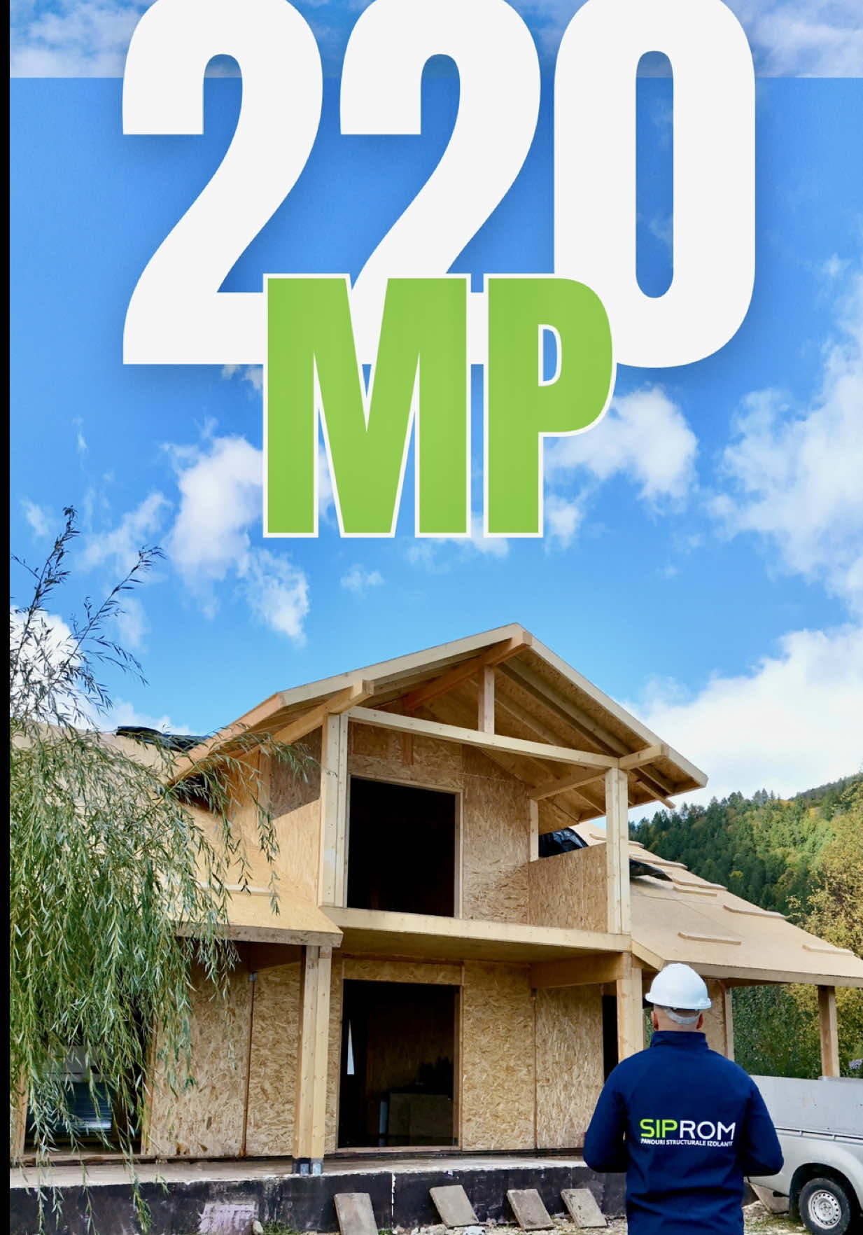 🏡 Casă la roșu 220mp – Parter + Mansardă, din panouri SIP & structură din lemn certificat C24, Brașov 🎯 Promoția lunii octombrie Rezervă în luna octombrie construcția casei tale pentru anul 2026 și beneficiezi de 10% discount la toate variantele de kit-uri SIPROM – producător român de case pe structură din lemn cu panouri termoizolante SIP. 📅 Oferta este valabilă până la 31 octombrie 2025. 📌 Prețuri orientative pentru case la roșu: • 149 €/mp – kit complet SIP (panouri, structură, elemente de fixare) • 50 €/mp – montaj realizat de echipe proprii • 25 €/mp – pachet complet de proiectare (arhitectură + structură) • 100 €/mp – fundație conform cerințelor tehnice SIPROM • 40 €/mp – sistem complet de învelitoare (șarpantă + tablă metalică) ✅ Avantajele caselor SIPROM: • Eficiență energetică ridicată și izolație superioară • Timp scurt de execuție și precizie în montaj • Durabilitate și rezistență structurală în timp • Lemn certificat C24 conform normativelor europene • Proiectare inclusă în prețul kitului 💳 Finanțare disponibilă – Casele SIPROM pot fi achiziționate și prin credit ipotecar, la orice bancă ce oferă acest serviciu, pentru o soluție accesibilă și sustenabilă. 👉 Pentru ofertă personalizată sau detalii despre case prefabricate pe structură din lemn cu panouri SIP, contactează-ne la 0729 122 221 ☎️ #constructii #siprom #casasip #brasov #panourisip 