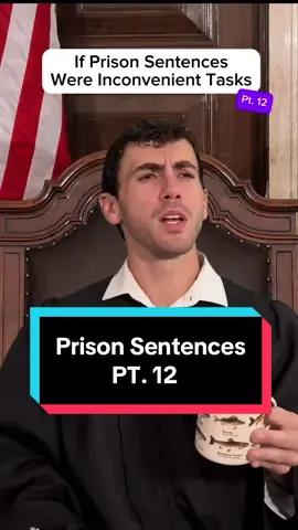 Cruel and unusual punishment? #prison #court #satire 