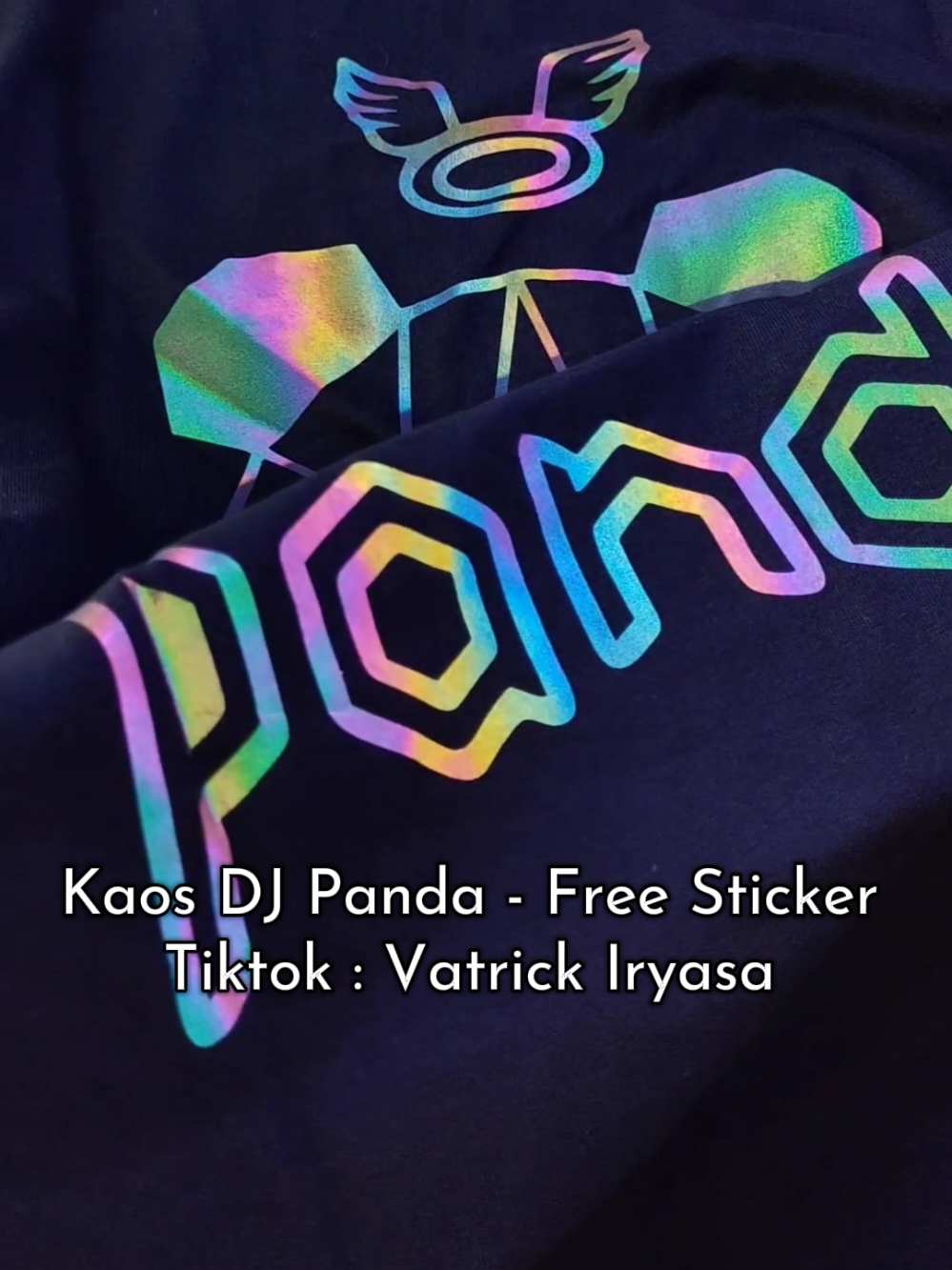 Unboxing Kaos Dj panda reflektif MENYALA JIKA TERKENA CAHAYA 🔥🔥 #djpanda #kaosdjpanda #kaospanda #kaosreflektif #kaosdj 