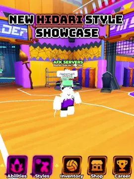 New hidari style showcase || Meow viral pls #roblox #haikyuulegends #volleyballlegends 