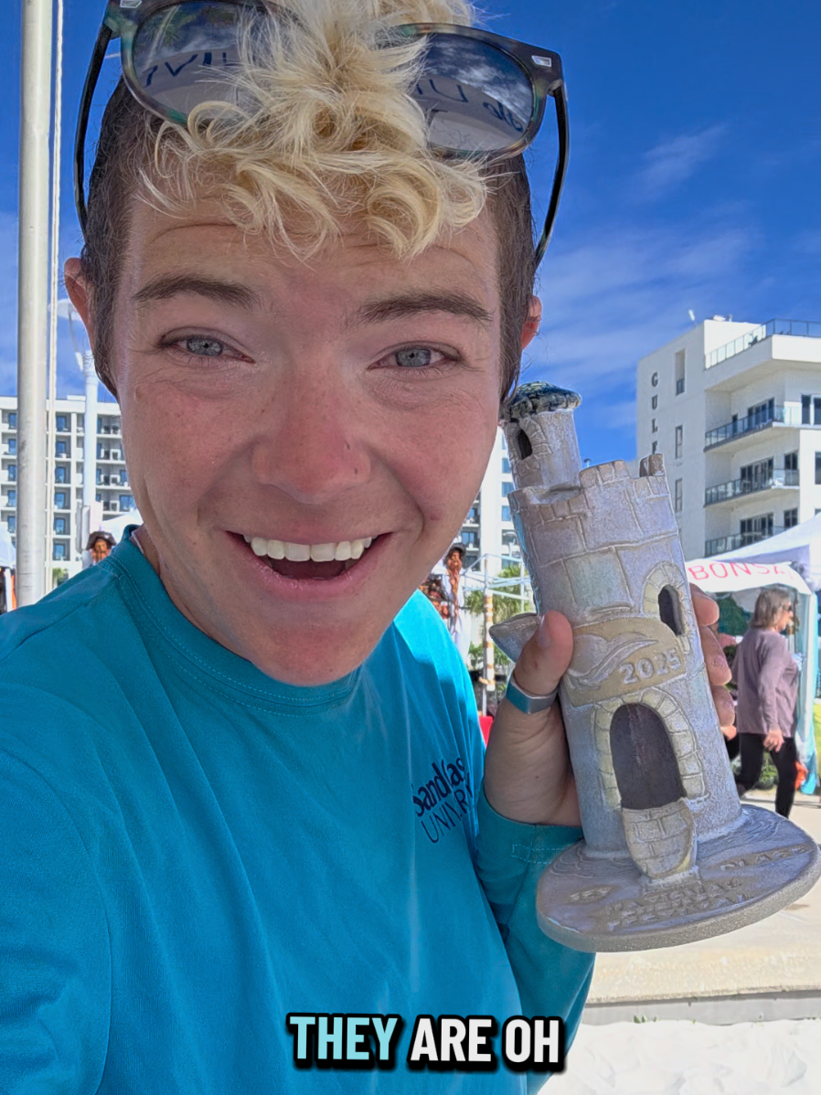 COMPETITION DAY! 11-3 at National Shrimp Fest in Gulf Shores, Alabama 🦐 #sandcastle #shrimp #competition 