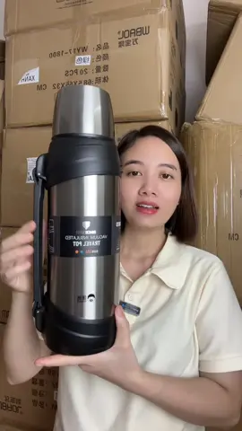 Bình giữ nhiệt size to kd938 2500ml#binhnuocgiunhiet #kd #938 #phichgiunhiet #xhtiktok 