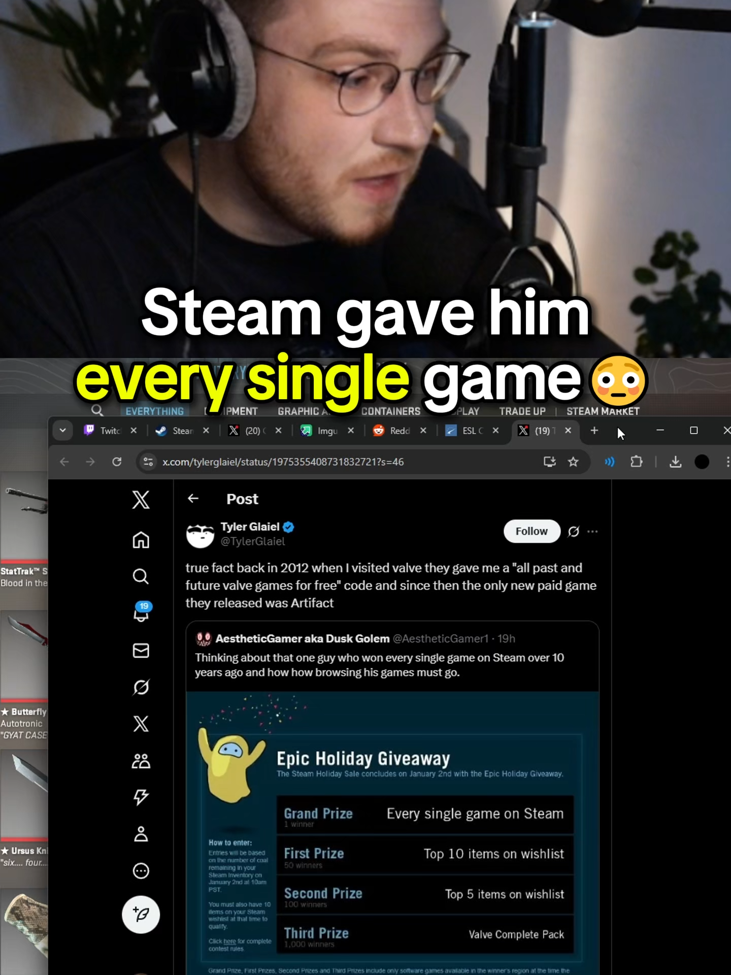 Every single steam game #ohnepixel #cs2 #counterstrike #ohnepixelfunny #steam #fyp #steamgames