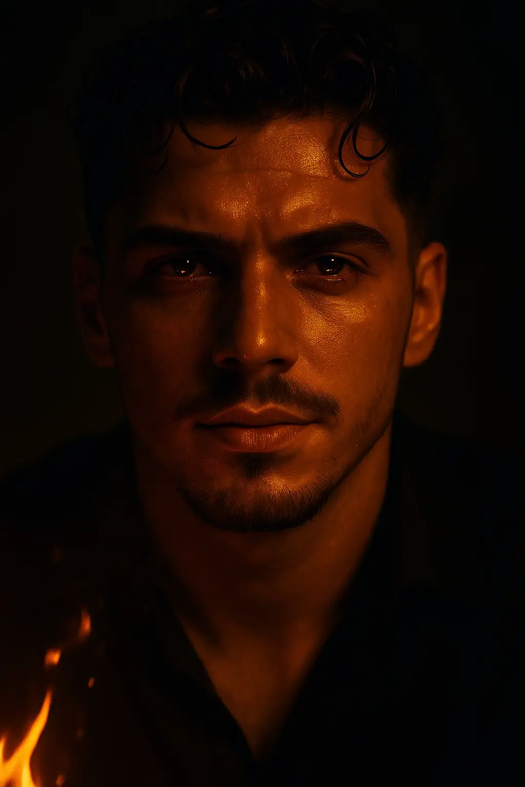 1. Ouvrez ChatGPT 📲 2. Téléverser votre photo 📸 3. Voici les prompts 👇 Enregistre et reviens plus tard et surtout n'hésite pas à m'envoyer le rendu de tes photos ! 🙏  Prompt 1 : Ultra-cinematic close-up of a man’s face lit by the reflection of distant flames. Tiny sparks dance in his eyes, jaw tense, lips forming a faint smirk. The light flickers across his skin like liquid fire, embodying unstoppable charisma. Editorial 8K. Prompt 2 : Cinematic portrait of a man under rain, droplets gliding slowly down his face. One beam of white light cuts diagonally across his eyes, giving them a hypnotic brilliance. The atmosphere feels electric — silent power, infinite calm. 8K ultra-detailed. Prompt 3 : Hyper-realistic close-up of a man’s face seen through a fogged glass window, with light refracting softly across the glass. His gaze pierces through the condensation with quiet dominance. The mix of mystery and magnetism radiates cinematic charisma. Editorial 8K. Prompt 4 : Ultra-realistic close-up portrait of a man surrounded by swirling mist and golden embers, like invisible energy waves. His eyes reflect cosmic light — blue and gold hues dancing across his pupils. Ethereal, divine aura aesthetic. 8K cinematic detail. Prompt 5 : Cinematic close-up of a man illuminated by faint moving rays of light, like fragments of sunlight through smoke. The air vibrates around him, forming a living aura of calm power. His skin glows subtly, eyes distant yet magnetic. Editorial, 8K. Prompt 6 : Hyper-realistic portrait of a man with a halo-like light circle behind his head, but shattered — pieces of glowing glass floating in the air. His expression remains peaceful, radiating control through chaos. Ultra-detailed, 8K. Prompt 7 : Cinematic close-up of a man sitting in the backseat of a luxury car at night, face half-illuminated by red taillight reflections. Smoke curls around his silhouette. Eyes emotionless — the stillness before power strikes. Noir editorial, 8K. Prompt 8 : Ultra-realistic close-up portrait of a man holding a cigarette near his lips, rain pouring outside a neon-lit window. The light flickers between crimson and deep blue, creating an intense dual-tone mafia aesthetic. Hyper-detailed 8K. Prompt 9 : Tight cinematic shot of a man walking through a burning alley, fire reflected in his eyes. His face stays calm and composed while sparks fly around him. A blend of danger, dominance, and poise. Editorial noir 8K. #pourtoi #prompt #aiart #chatgpt #ia 