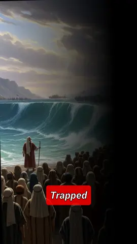POV: trapped between an army and the ocean. Moses says be still, and the sea hits the splits. No CGI, no cap. Coldest plot twist? 💀 fr fr #bibletok #moses #redsea #faith #pov