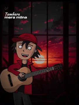 ✨ “Tumhara mera milna… likha toh hoga kahin” 💞 Some meetings aren’t by chance — they’re written in the stars 🌌 🎸💫 Feel the sunset, the rhythm, and a story of love in every beat. #TumharaMeraMilna #RomanticVibes #CapCutEdit #SunsetMood    #CapCut 