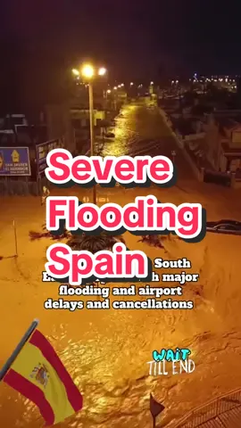 👀💦💦 #Spain #Flooding #Weather #News #murcia 
