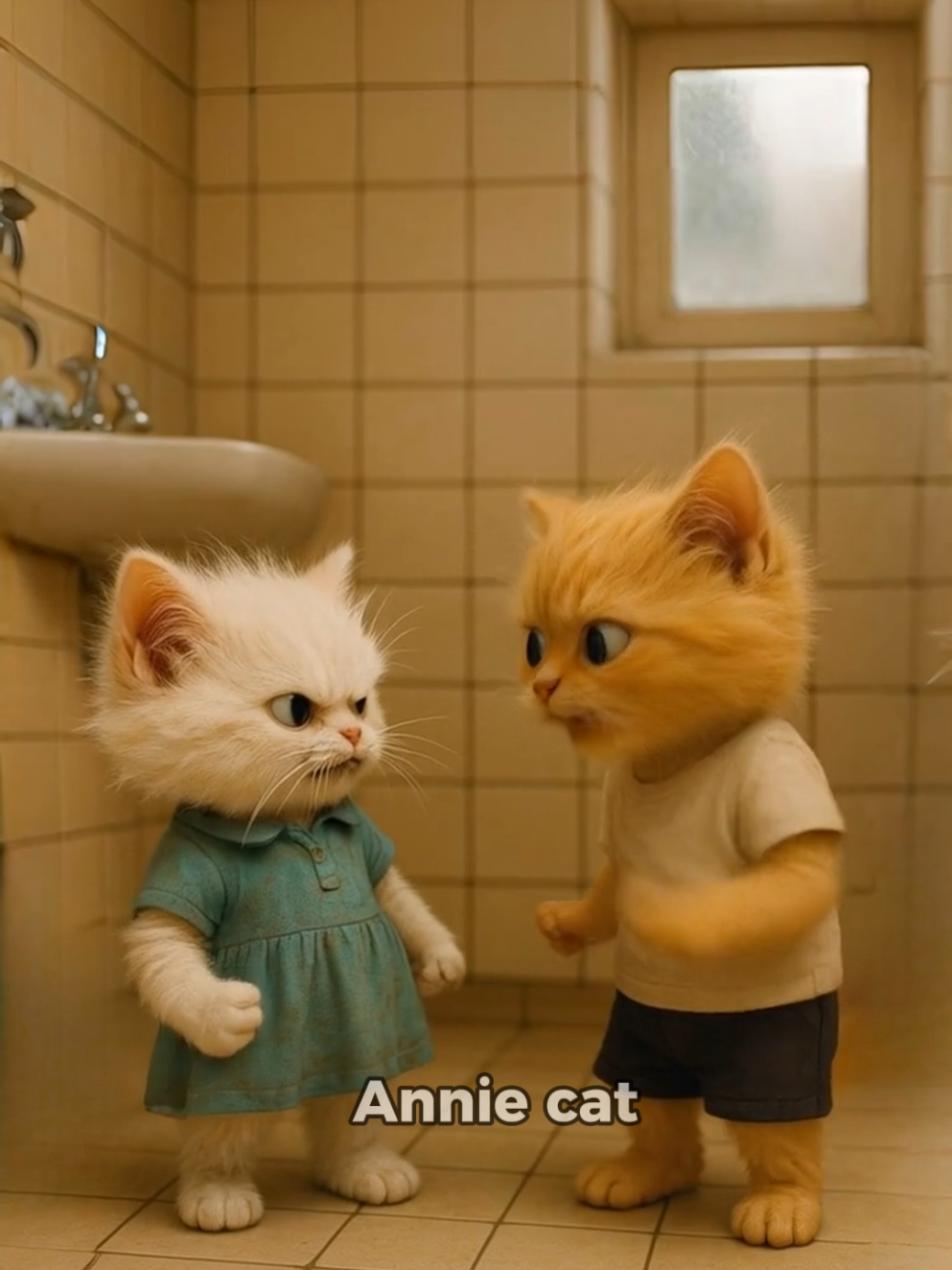 My cat teased me by pouring ink into the toothpaste tube.#cutecat #cat #aicat #sad #poorcat #ai #viral #foryoupage #animation #fyp #cartoon #baby #cute 