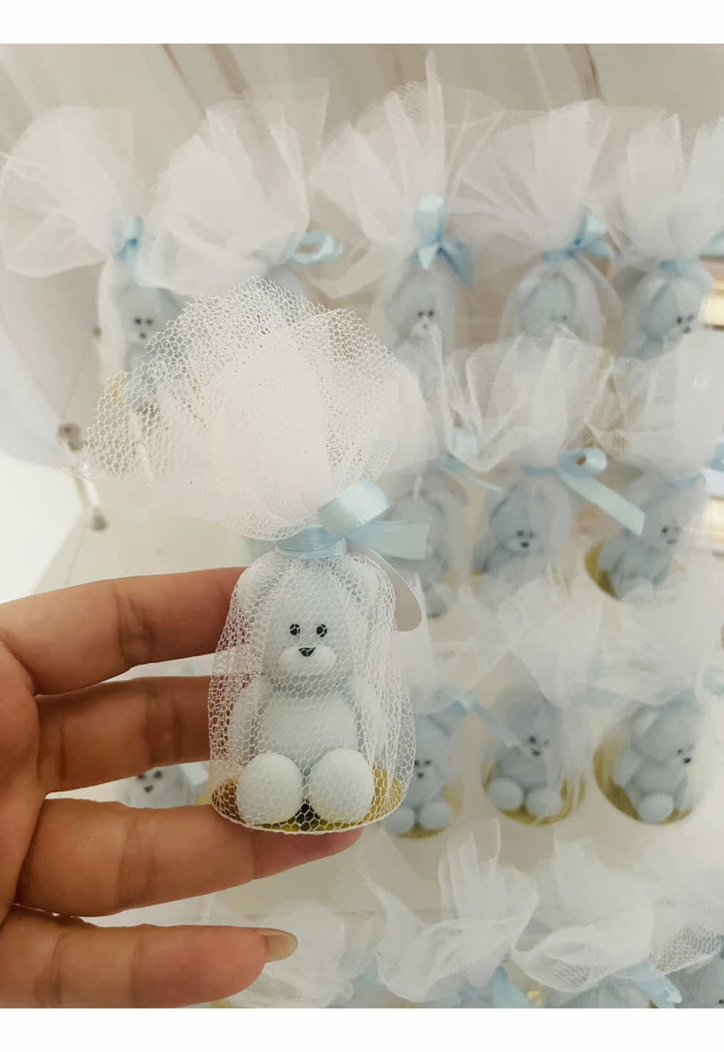 Ositos para recibir a Baby Alex 🧸🩵✨ Envíos a todo Mexico 🇲🇽 #velisimabyamerica #babyshower #velasartesanales #velaspersonalizadas #SmallBusiness #emprendimiento 