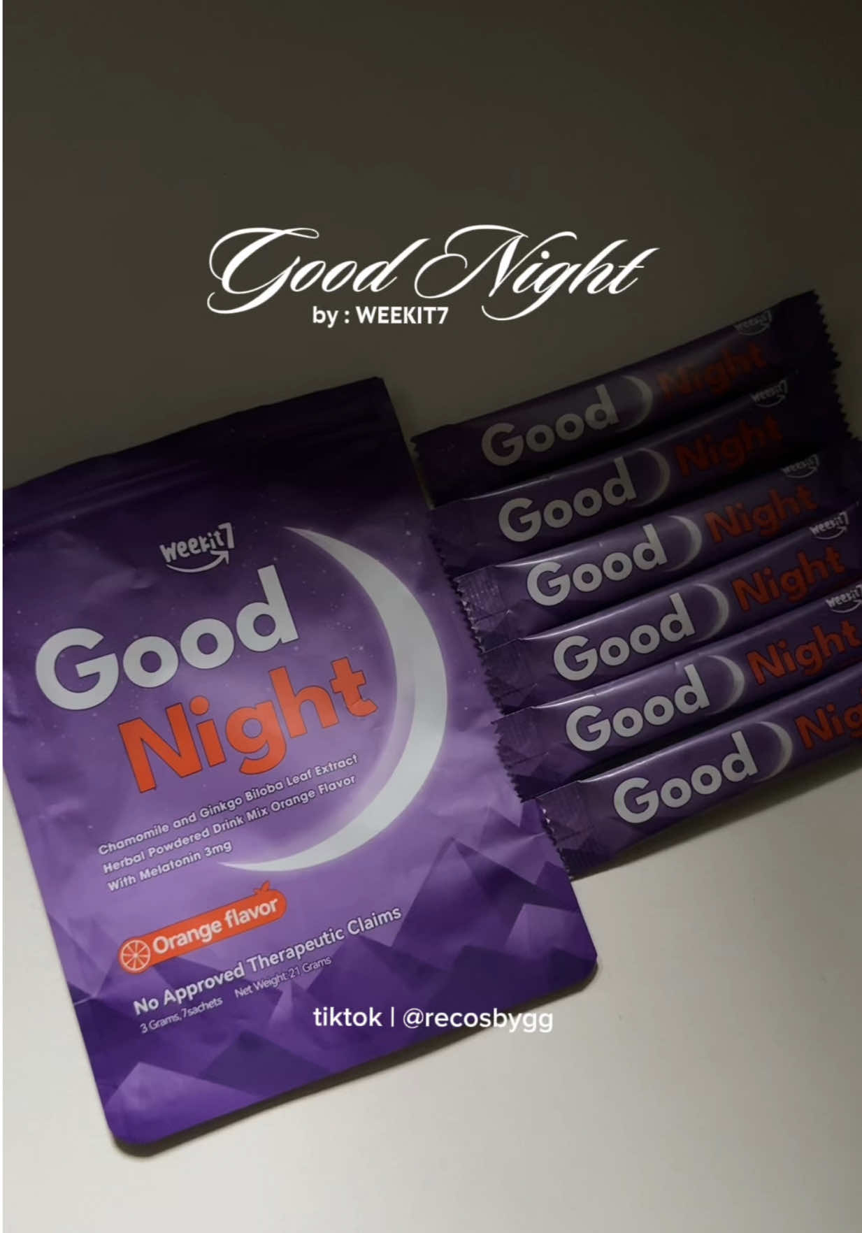 adding this to my bedtime routine 🛌 💤 #goodnightbyweekit7 #melatonindrink #weekit7 #nighttimeroutine