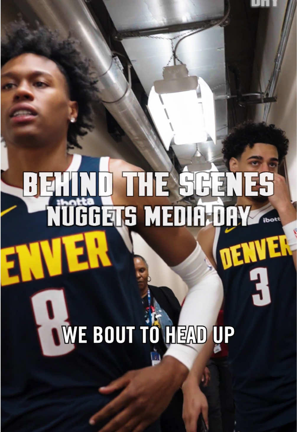 P-Wat and Ju take you back to Media Day ⏪ #NBA #denvernuggets #bts 