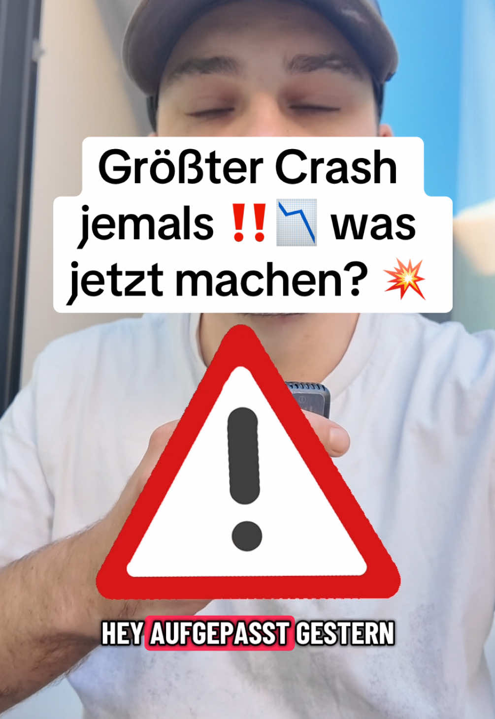 Der größte Crash jemals hat gestern stattgefunden 📉💥 Was genau passiert ist erfährst Du in diesem Video 🤝 Wie gehst Du mit diesem Crash um? 🤷🏽‍♂️💥 Mach das Plus weg ➕ denn sonst sehen wir und vielleicht nie wieder 🤝 #börse #kryptomarkt #crash #donaldtrump #handelskrieg ⚠️ Keine Anlageberatung/-empfehlung ⚠️