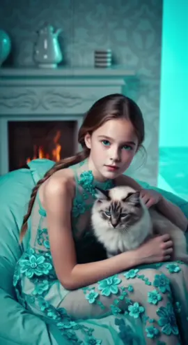 “Blauwe kamers. Zachte stappen. Een kat tegen mijn hart. Soms zegt afscheid niets — en toch voel je alles. Dank jullie wel voor 6K 🩵” #SoftFashion #StoryThroughStillness #DreamlikeMood #gvdart  #fyp 