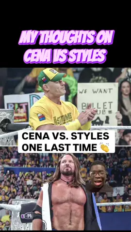 John Cena Vs Aj Styles🔥 #WWE #fyp #wrestling #prowrestling #crownjewel 